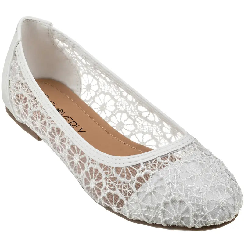 Ballerines en Dentelle Crochet — Ballerines Sandalo, vue 2