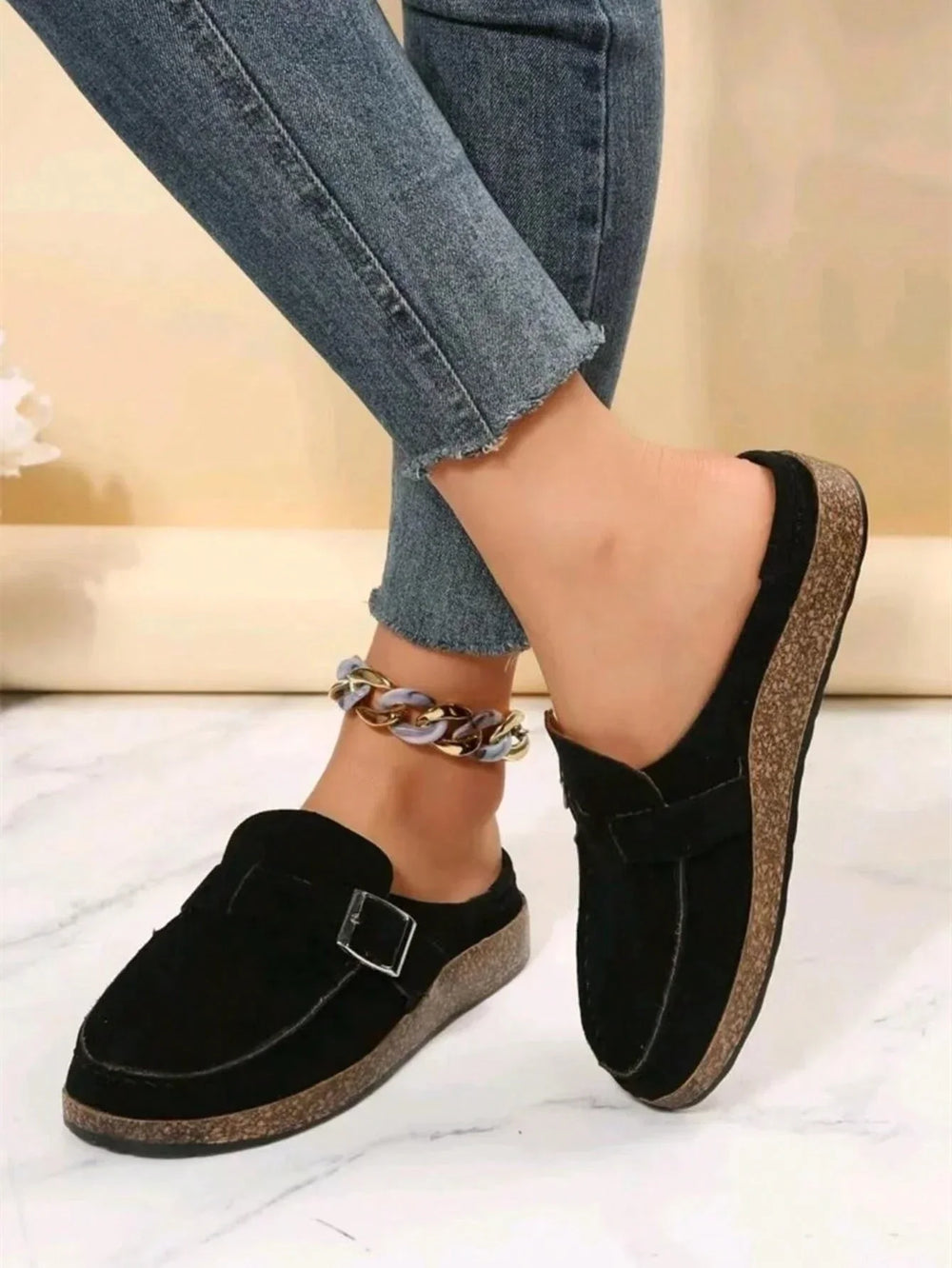 Mules à Boucle Evelyn — Mules Sandalo, vue 2