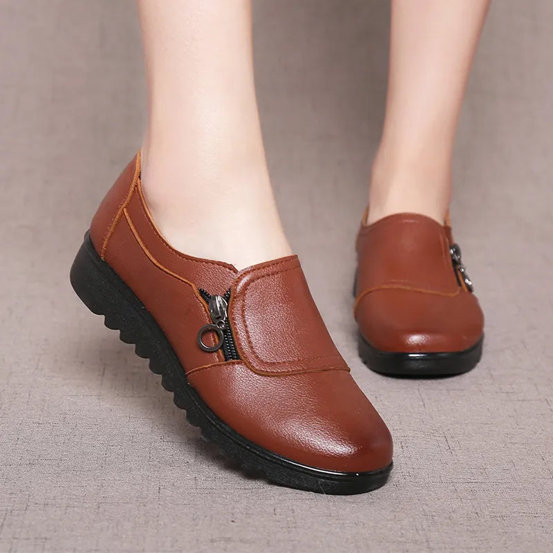 Mocassins en Cuir Ruby™ — Chaussures Casual Femme Sandalo, vue 1
