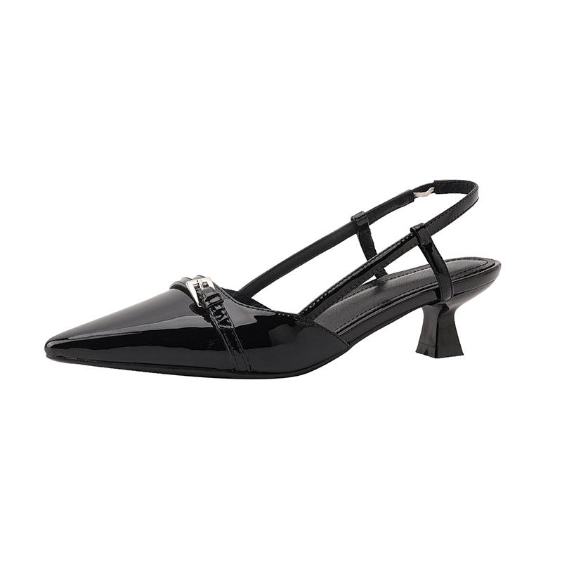 Escarpin Slingback Verni — Escarpins Sandalo, vue 1