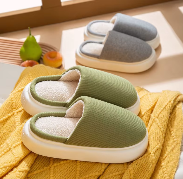 Chaussons d'Hiver Douillets en Maille — Chaussons Sandalo, vue 2