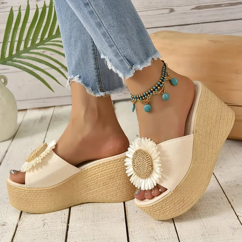 Compensées Marigold Bloom — Chaussures Compensées Sandalo, vue 1