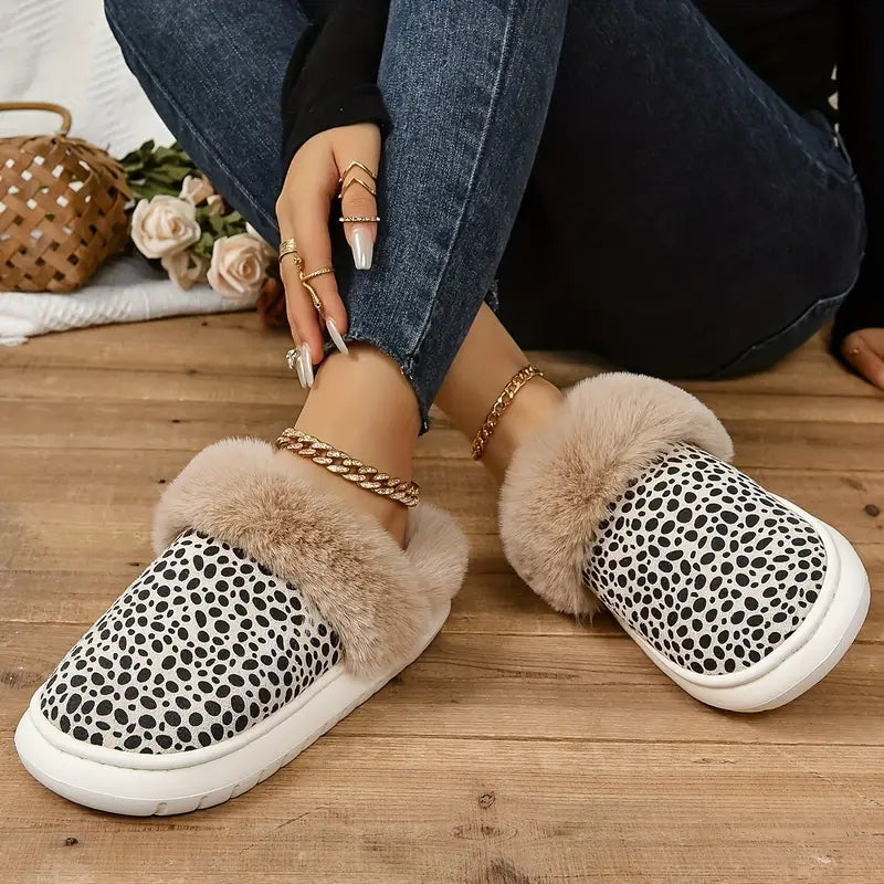Chaussons d'Hiver en Peluche Dottie™ — Chaussons Sandalo, vue 2