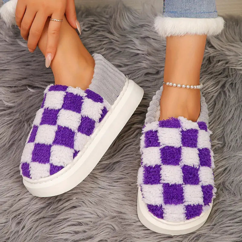Chausson Douillet à Carreaux™ — Chaussons Sandalo, vue 2