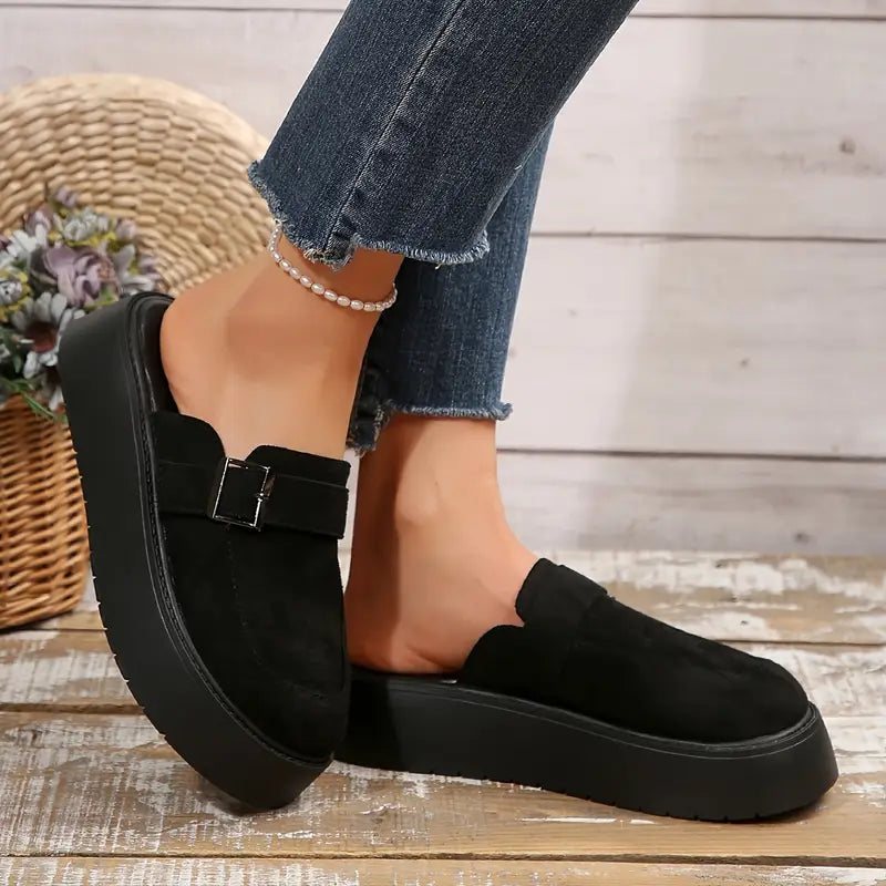 Mules Plateformes à Boucle Midnight — Mules Sandalo, vue 1