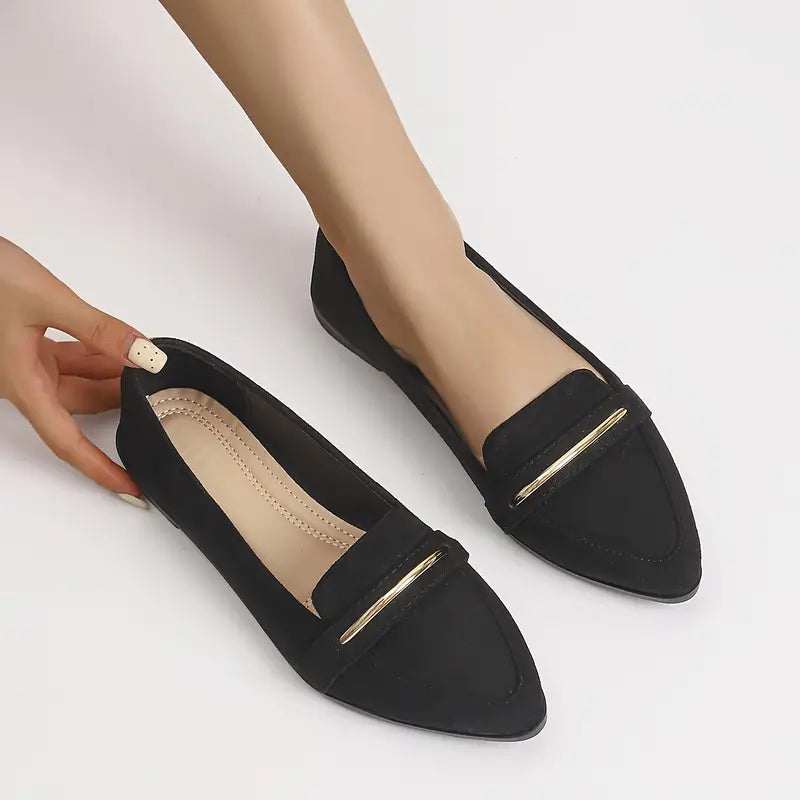 Ballerines à Bordure Dorée Colette — Ballerines Sandalo, vue 2