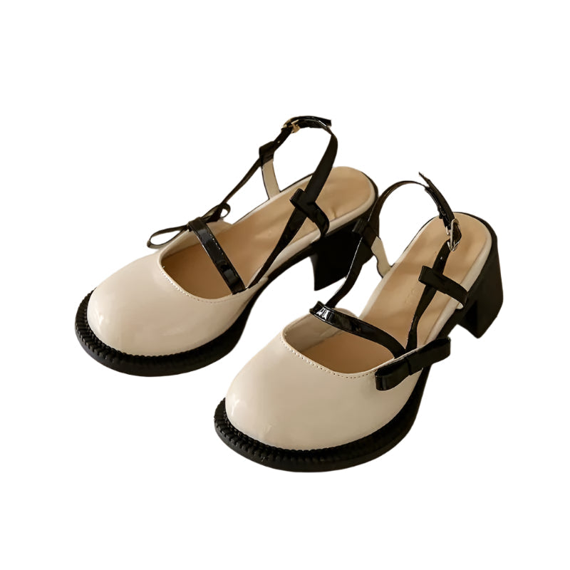 Sandales Vernies à Nœud Bianca — Sandales Sandalo, vue 1