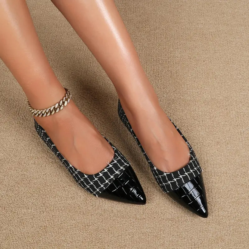 Ballerines Pointues Tressées Beatrice — Ballerines Sandalo, vue 1