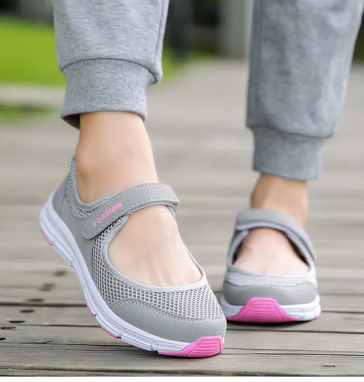 Chaussures à Enfiler en Mesh Femme — Chaussures Sandalo, vue 2