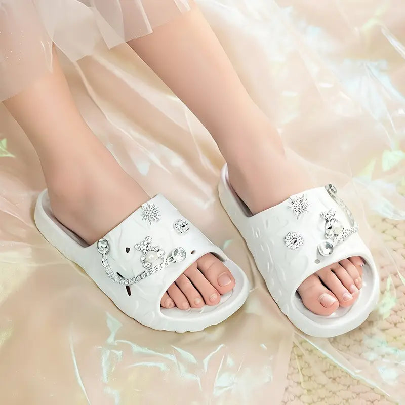 Claquettes à Chaîne Charm — Claquettes Sandalo, vue 1