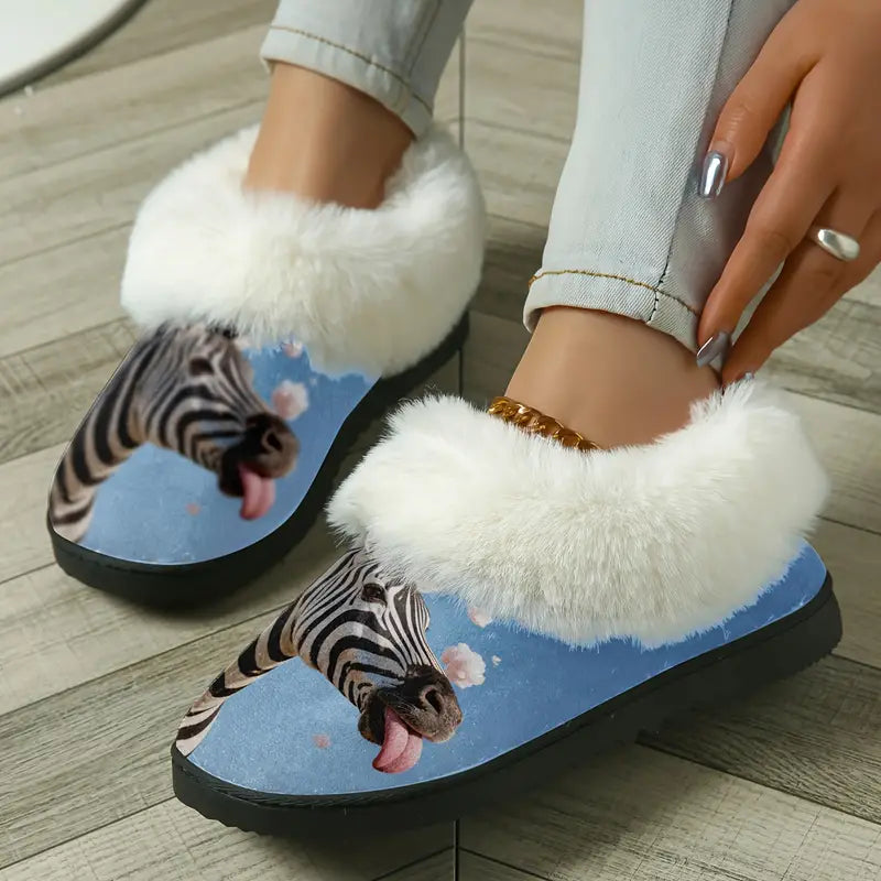 Chaussons Douillets Zèbre™ — Sandales Sandalo, vue 1