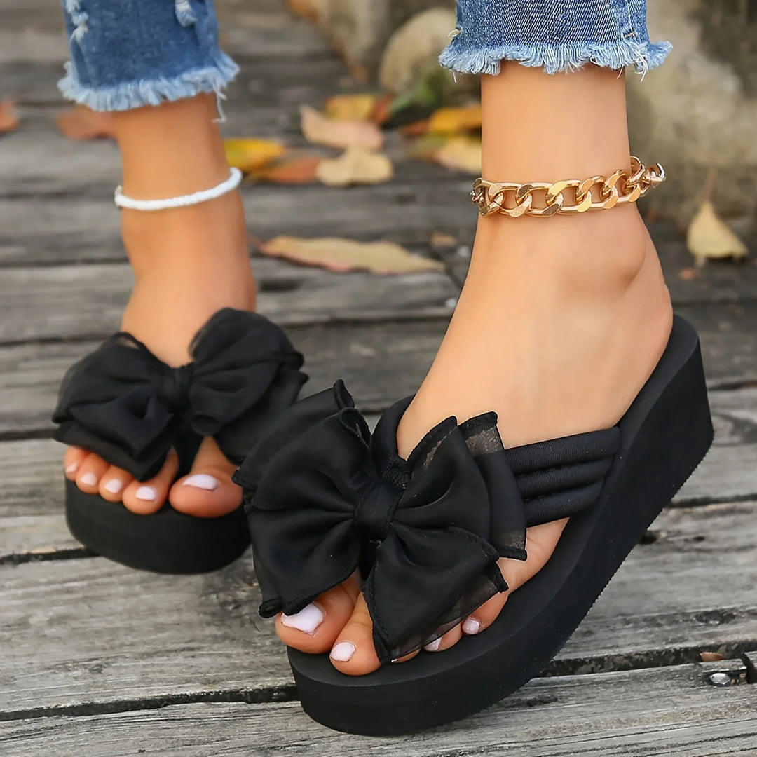 Claquettes à Nœud Priscilla — Claquettes Sandalo, vue 1
