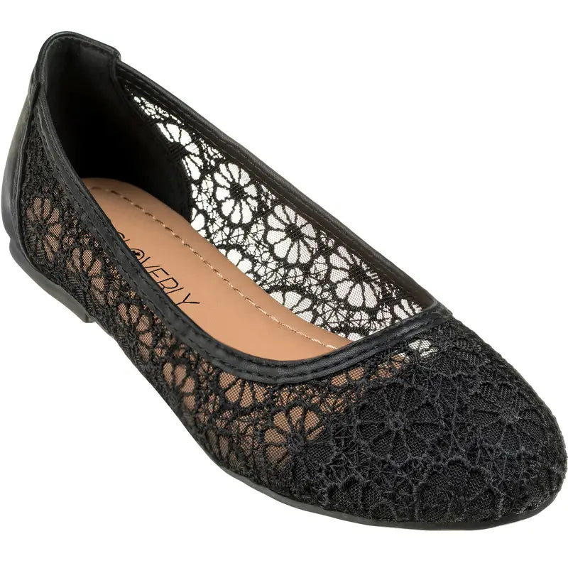 Ballerines en Dentelle Crochet — Ballerines Sandalo, vue 1