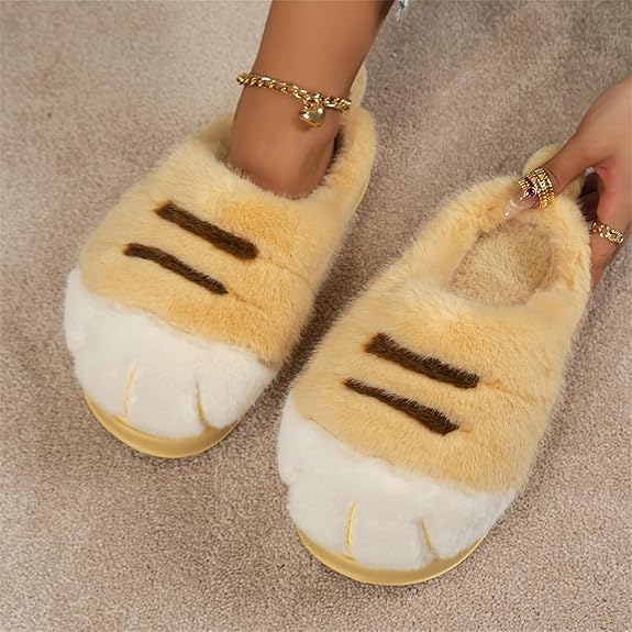 Chaussons Peluche Patte de Chat — Chaussons Sandalo, vue 1