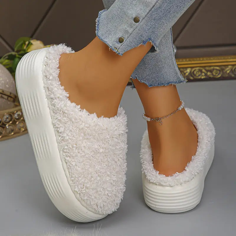 Mules à Enfiler en Fourrure™ — Mocassins Sandalo, vue 2