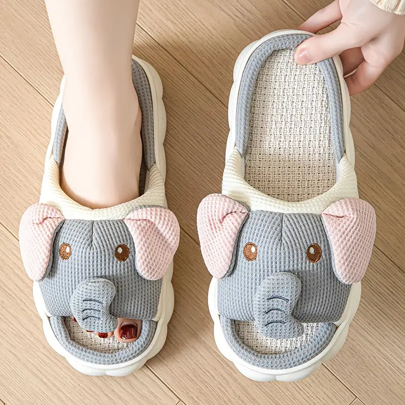 Chaussons Claquettes Éléphant™ — Chaussons Sandalo, vue 1