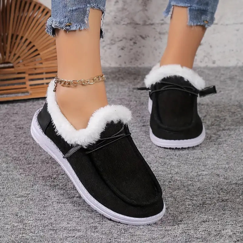 Mocassins Orthopédiques en Fourrure™ — Chaussures à Bout Large Sandalo, vue 1