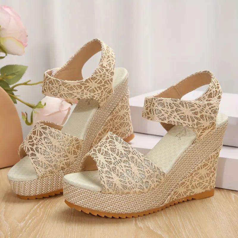Espadrille Compensée Queen — Espadrilles Sandalo, vue 2