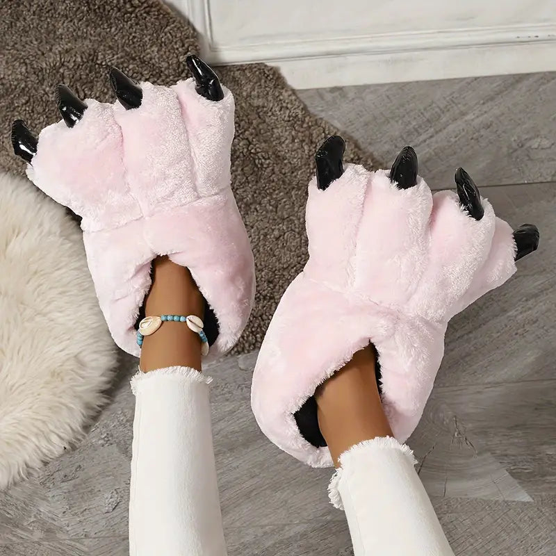 Chaussons Peluche Pattes de Monstre™ — Chaussons Sandalo, vue 2