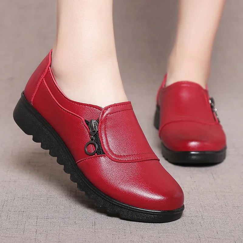 Mocassins en Cuir Ruby™ — Chaussures Casual Femme Sandalo, vue 2