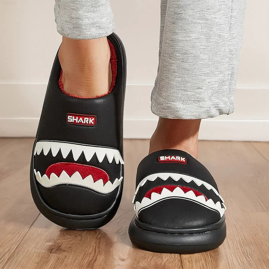 Chaussons Shark en Fourrure — Chaussons Sandalo, vue 2