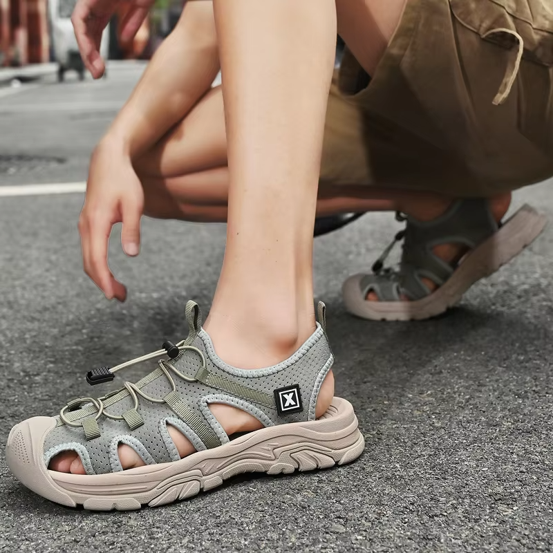 Sandales Fermées Ajourées Casual — Sandales Sandalo, vue 2