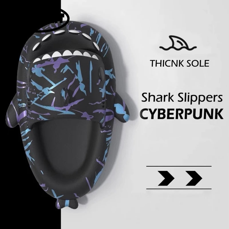 Shark Slides CyberPunk™ — Claquettes Sandalo, vue 1
