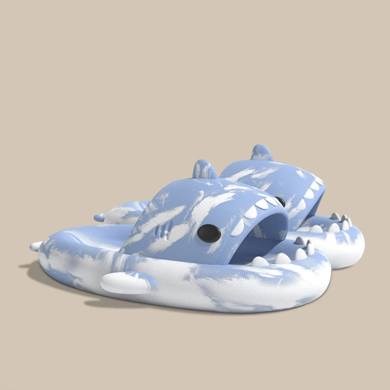 Shark Slides Peinture™ — Claquettes Sandalo, vue 1