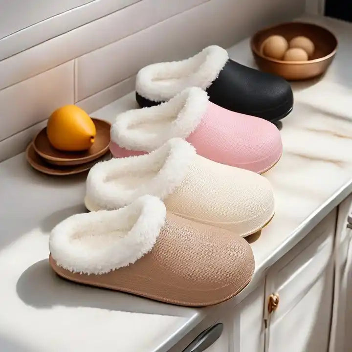 Sabots en Coton et Fourrure — Sabots Sandalo, vue 2
