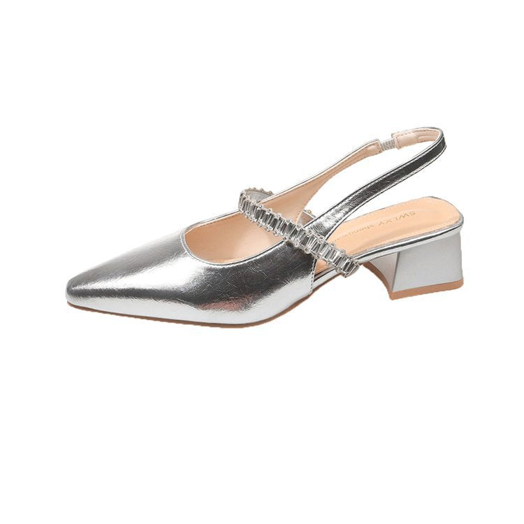 Slingbacks Scintillantes Milan — Escarpins Sandalo, vue 2