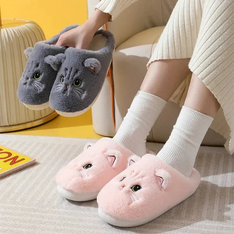 Chaussons Cloud Duveteux Chat — Chaussons Sandalo, vue 2