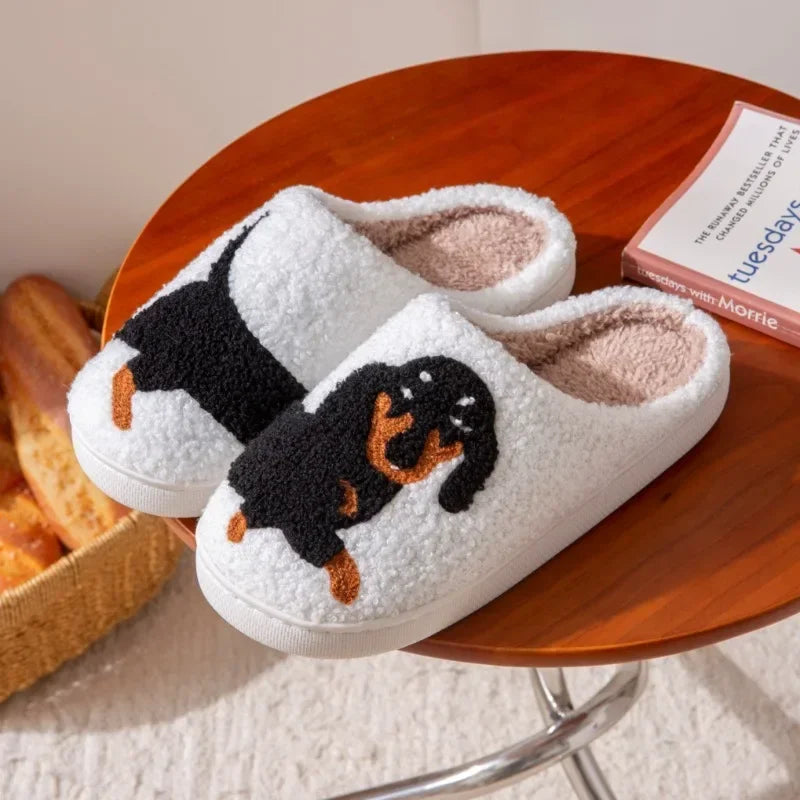 Chaussons en Coton Chien — Chaussons Sandalo, vue 1
