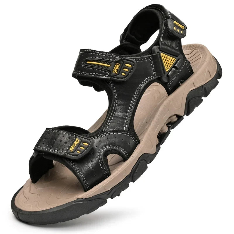 Sandales Confortables en Cuir — Sandales Sandalo, vue 1