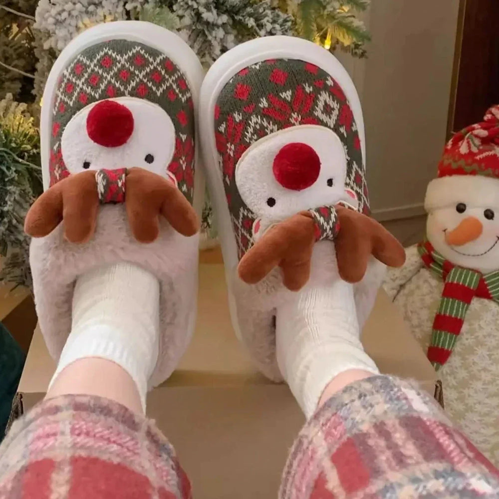 Chaussons en Coton de Noël — Chaussons Sandalo, vue 2