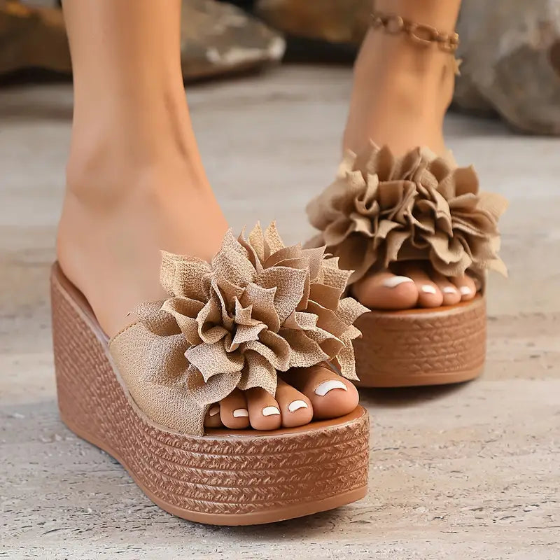 Sandales Compensées Floral Bliss — Sandales Sandalo, vue 2