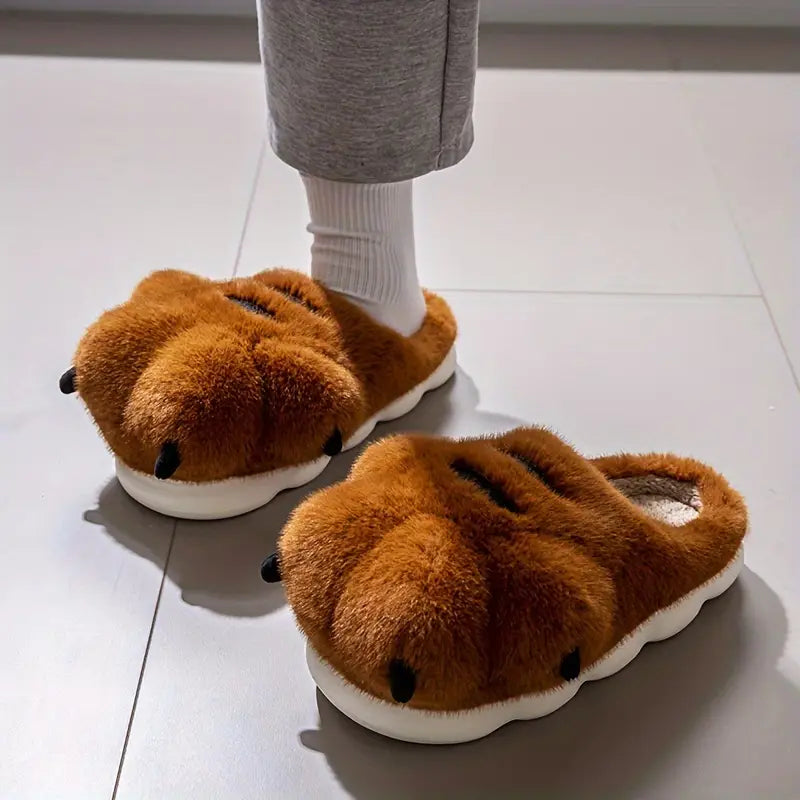 Chaussons Peluche Patte d'Ours — Chaussons Sandalo, vue 2