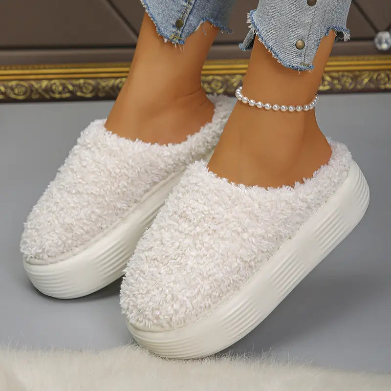 Mules à Enfiler en Fourrure™ — Mocassins Sandalo, vue 1