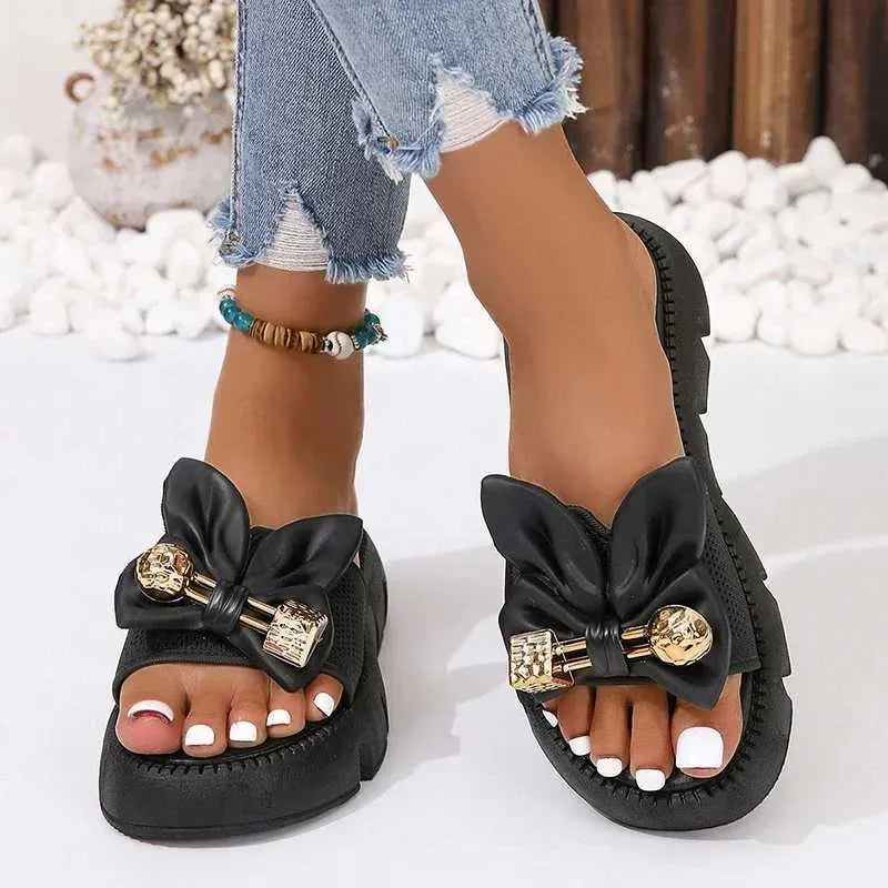 Claquettes à Nœud Roxanne — Claquettes Sandalo, vue 1
