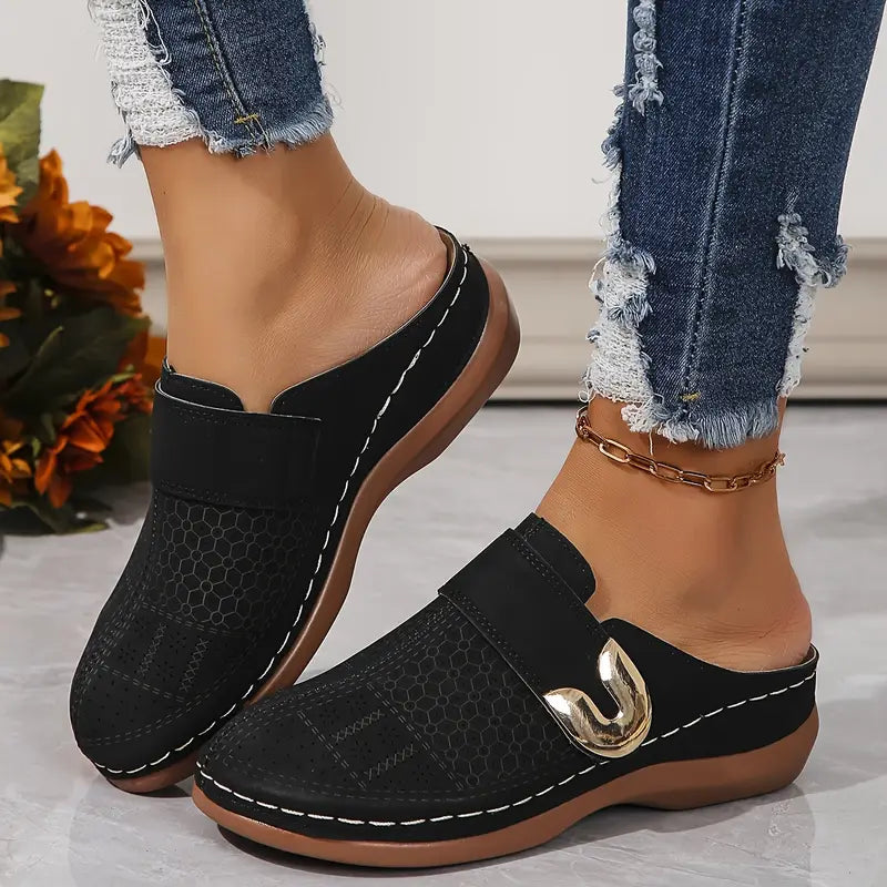 Mules Confort à Boucle Dorée — Mules Sandalo, vue 2