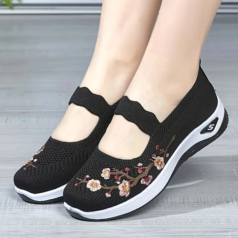 Chaussures Fleuries en Maille au Quotidien — Chaussures Sandalo, vue 1