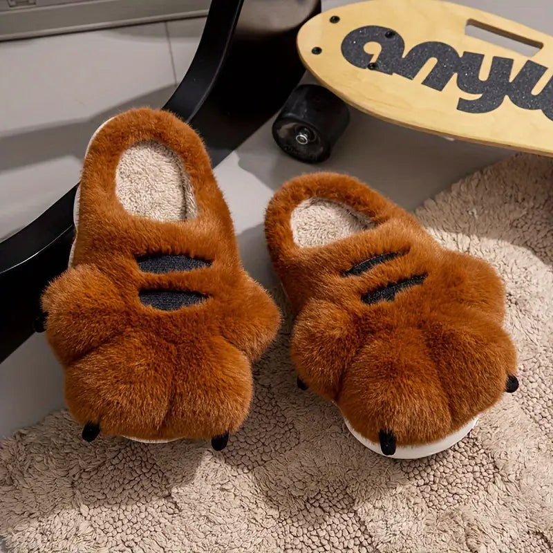Chaussons Peluche Patte d'Ours — Chaussons Sandalo, vue 1