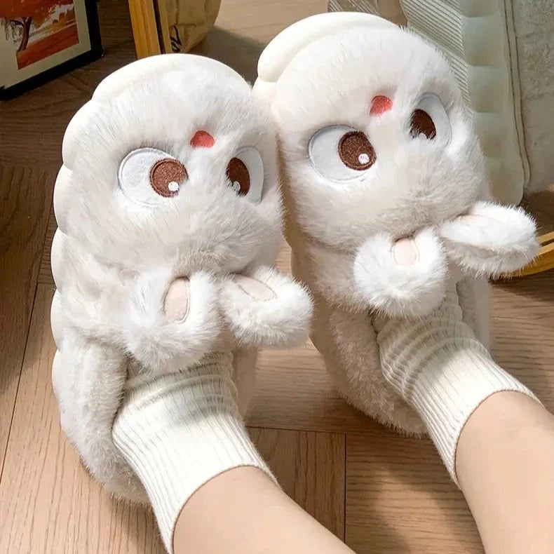 Chaussons Peluche Lapin — Chaussons Sandalo, vue 2