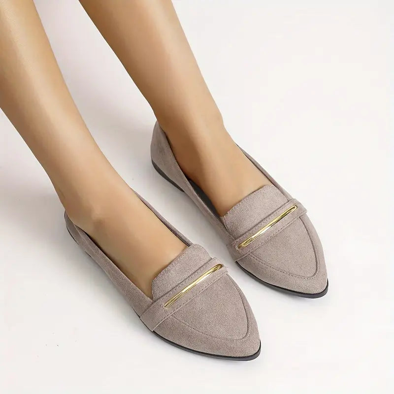 Ballerines à Bordure Dorée Colette — Ballerines Sandalo, vue 1