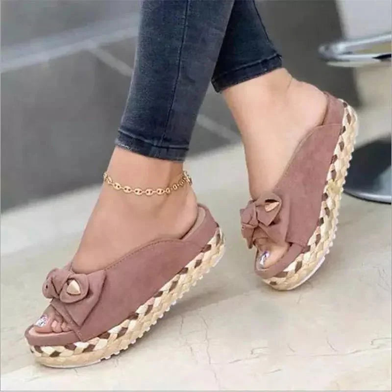 Plateformes à Ruban Eloise — Chaussures à Plateforme Sandalo, vue 2