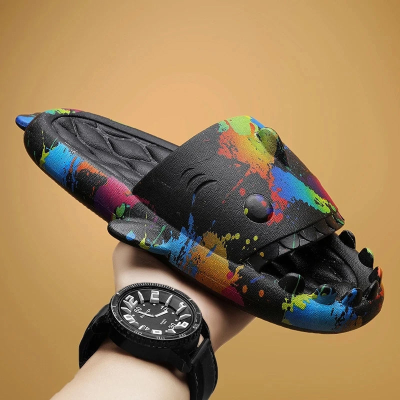 Shark Slides™ Édition Limitée — Claquettes Sandalo, vue 1